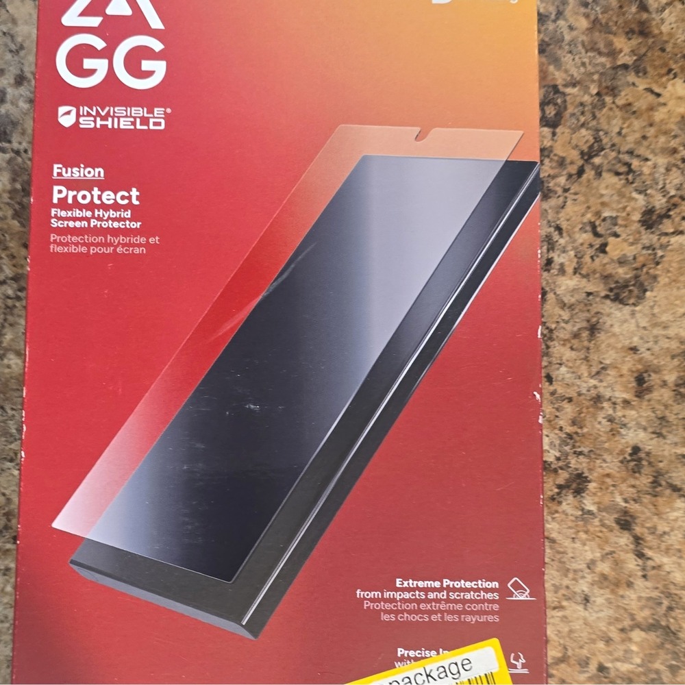 ZAGG InvisibleShield Fusion Protect Clear Flexible Screen Protector Anti-Scratch